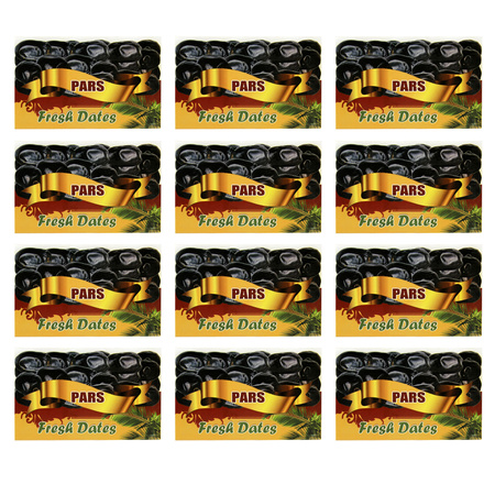 12x Daktyle Pars Irańskie Naturalne 600g