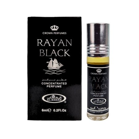 RAYAN BLACK Perfumy w Olejku CPO 6 ml | Al Rehab