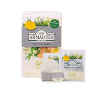 Herbata Ekspresowa INFUSION DETOX Ziołowa 40g| Ahmad Tea
