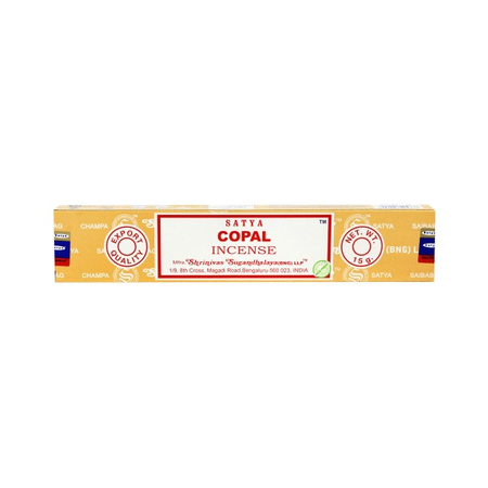Kadzidełka Indyjskie COPAL 15g Satya