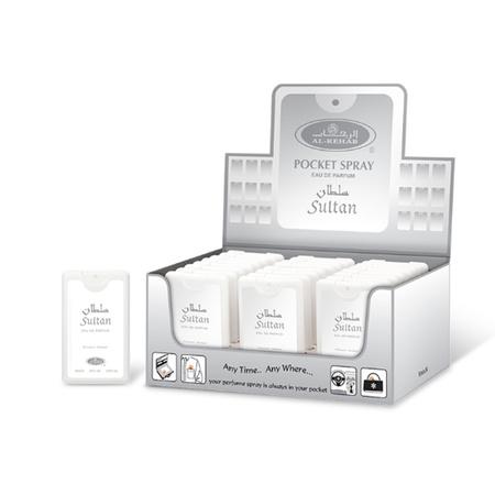 SULTAN Woda Perfumowana Pocket Spray EDP 18 ml  Al Rehab