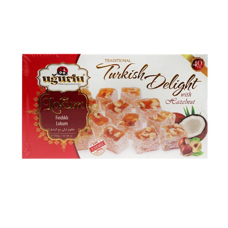 Turkish Delight with Hazelnut & Coconut 350g | Uğurlu