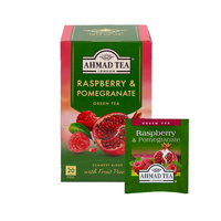 Herbata Zielona Ekspresowa Raspberry & Pomegranate 40g | Ahmad Tea