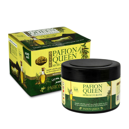 Mydło Czarne Marokańskie 400 ml Pafion Queen + rękawica Kessa