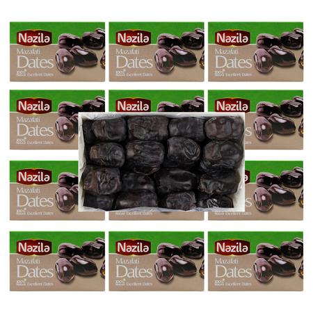 12x Daktyle Mazafati Świeże 500g | Nazila