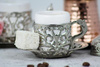 Turkish Anatolian  Coffee Set For Two Silver