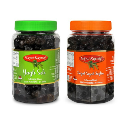 Black Olives XS / 2XS Mix 2x 700g | Hayat-Kaynaği