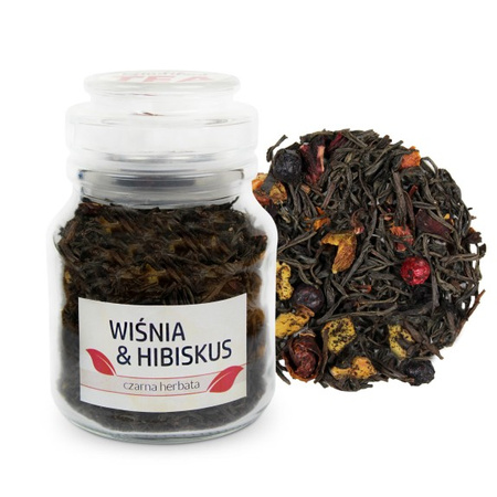 "Cherry & Hibiscus Flower" Leaf Tea 40g | Sindibad