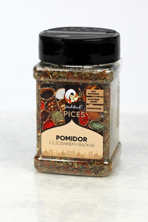 Przyprawa Pomidory, Czosnek & Bazylia 80g | Sindibad