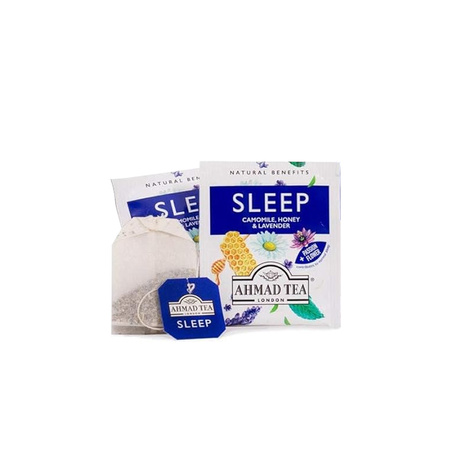 Herbata Ekspresowa SLEEP Rumianek, Miód & Lawenda 30g | Ahmad Tea