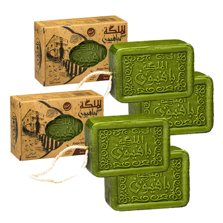 4x Aleppo Soap with Olive Oil & Hanging String 150g 