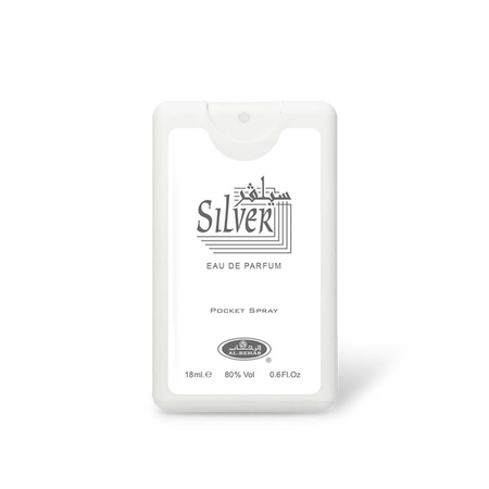 SILVER Perfume Pocket Spray EDP 18 ml  Al Rehab