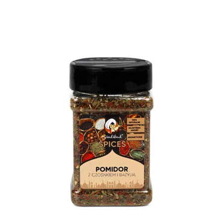 Przyprawa Pomidory, Czosnek & Bazylia 80g | Sindibad
