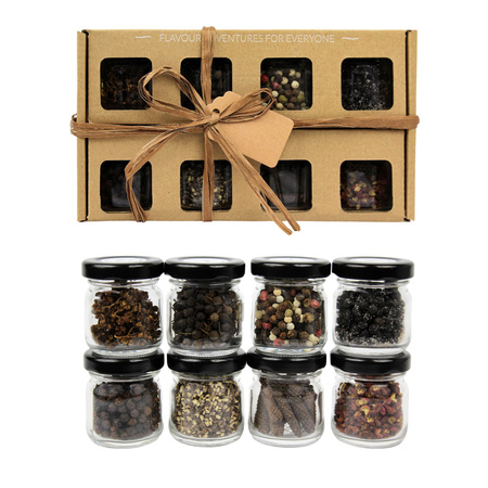 Zestaw Prezentowy 8 Odmian Pieprzu | Lavender Spices