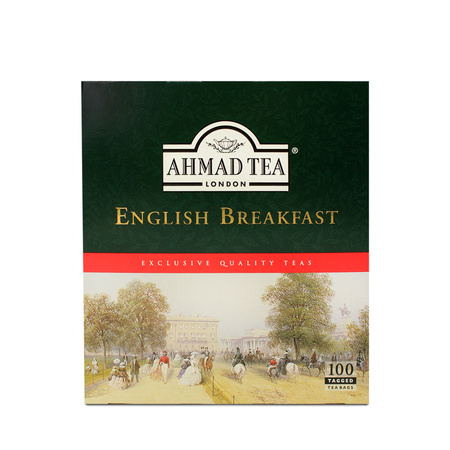 Herbata Ekspresowa English Breakfast 100 torebek | Ahmad Tea