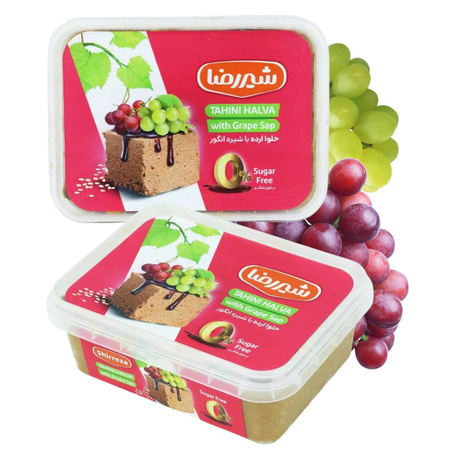 Chałwa z Syropem z Winogron 0% Cukru 400g | Shirreza