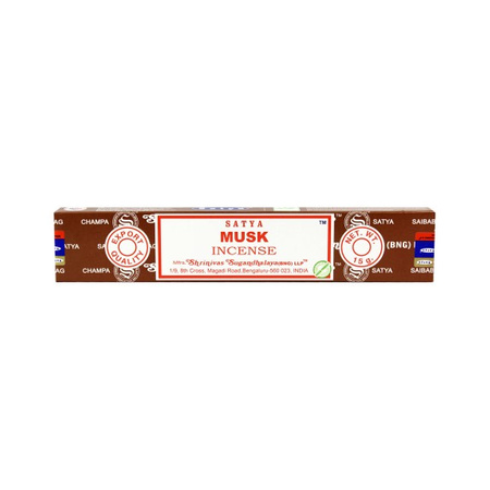 Indian Incense Sticks MUSK 15g Satya