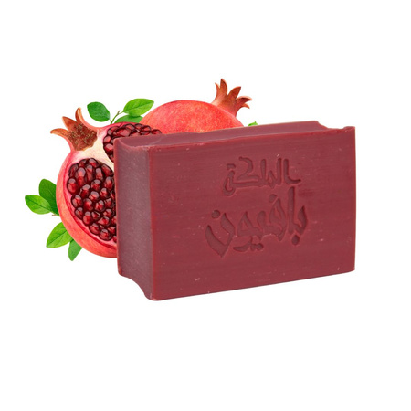 Pomegranate & Musk Aleppo Soap 125g | Pafion Queen