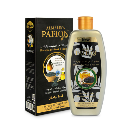 Szampon z Olejem z Nasion Czarnuszki 400 ml | Almalika Pafion