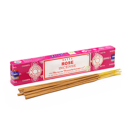 Kadzidełka Indyjskie ROSE Różane 15g | Satya