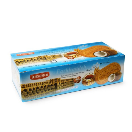 Biscuits with Coconut Flavour & Cardamom Flavour 2x 450g | Farkhondeh
