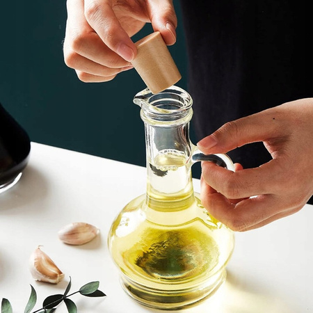 2x Glass Oil & Vinegar Dispenser Bottle 260 ml | Paşabahçe #80109