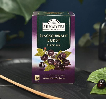 Herbata Ekspresowa Blackcurrant Burst 40g | Ahmad Tea