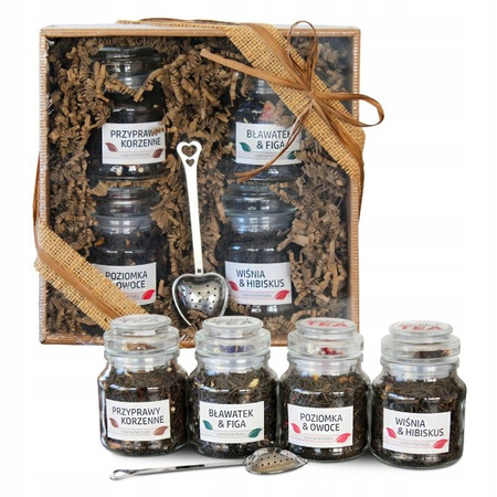 Zestaw 4 Naturalnych Herbat Liściastych Sindibad Tea