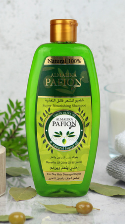 Szampon Oliwko-Laurowy Syryjski 400ml | Almalika Pafion