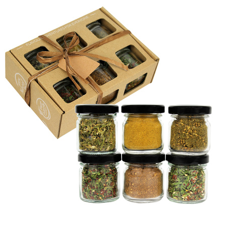 Zestaw 6 Wege Przypraw do Kuchni Roślinnej | Lavender Spices