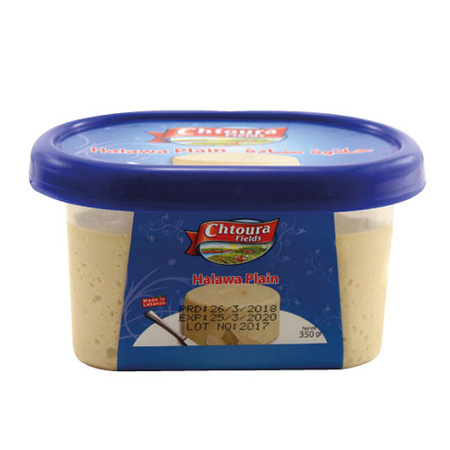Chałwa Klasyczna o Smaku Waniliowym 350g Chtoura Fields