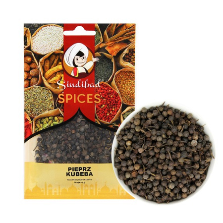 Cubeb Pepper Whole Tailed Berries 15g | Sindibad