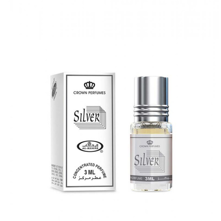 SILVER Perfumy w Olejku 3 ml Al Rehab CPO