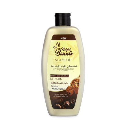 Keratin Shampoo with Clay 400ml | Bento Night