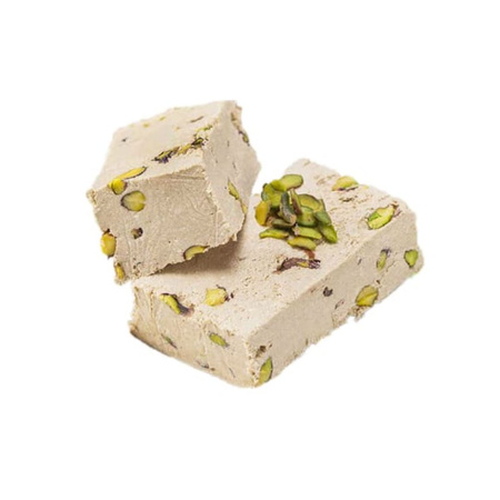 Chałwa Waniliowa z Pistacjami 500g | Taahan