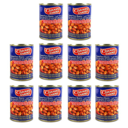10x Bób Foul Medames Aleppo 400g Chtoura