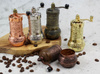 Manual Grinder For Coffee & Spices | Silver
