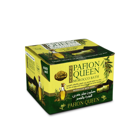 Mydło Czarne Marokańskie 400 ml Pafion Queen + rękawica Kessa
