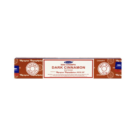  Indian Incense Sticks DARK CINNAMON 15g Satya