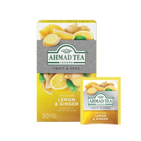 Herbata Ekspresowa Lemon & Ginger 40g | Ahmad Tea