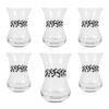 6x Szklanka Tulipan 'Kwiaty' 135 ml | Paşabahçe