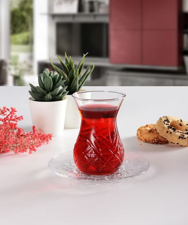 6x Turkish Tea Glass 'Timeless' 155 ml | Paşabahçe
