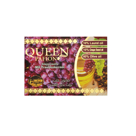 Mydło Aleppo Oliwkowo - Laurowe z Olejem z Pestek Winogron 150g | Pafion Queen