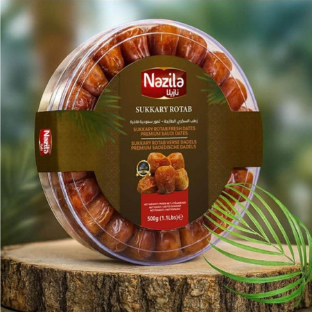 Daktyle Sukkary Rotab Saudyjskie 500g | Nazila