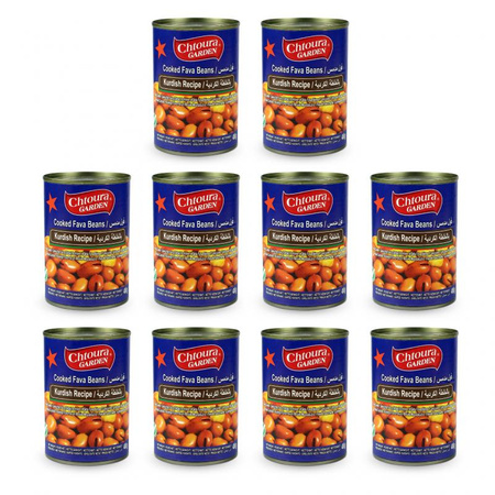 10x Bób Foul Medames Kurdyjski 400g Chtoura