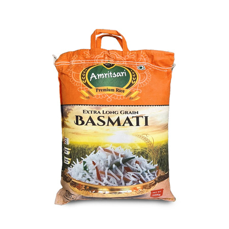 Ryż Basmati Długoziarnisty Extra Long Grain 10 kg | Amritsari