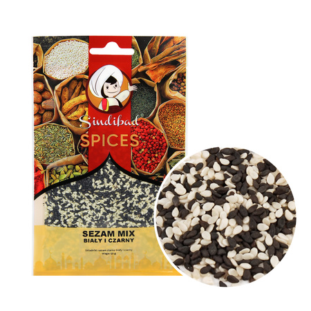 Sezam Ziarno Mix do Sushi Biały & Czarny 50g Sindibad
