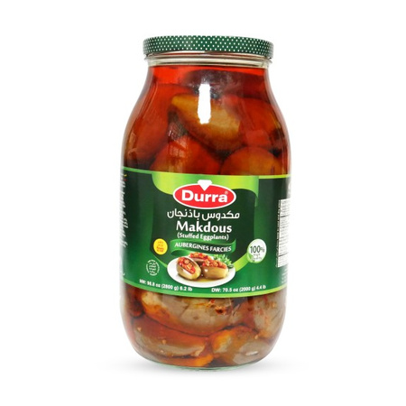 Bakłażany Nadziewane Makdous 2800g | Durra