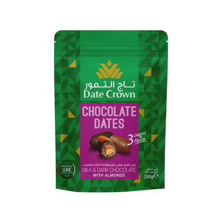 Stuffed Khalas Chocolate Dates 250g | Date Crown