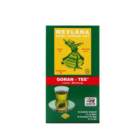 Green MevlanaTea with Jasmine Flavour 25 Teabags  | Goran-Tee